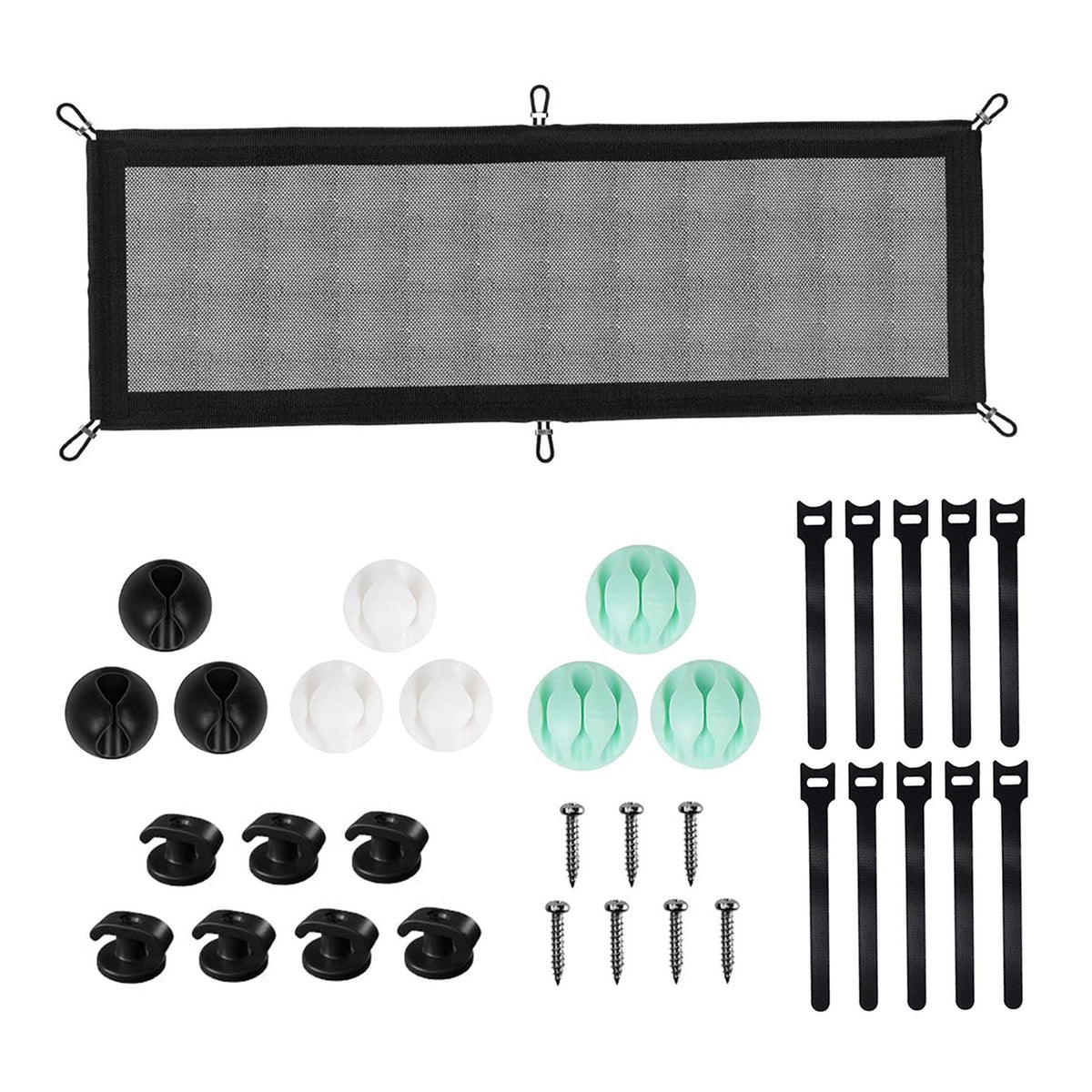 Maxbell Maxbell Cable Management Net Mesh Desk Cord Organizer Wire Cord Organizer for Office Style C