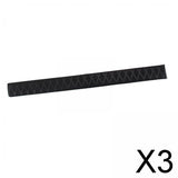 Maxbell 3xHeat Shrink Rod Wrap 3:1 Electrical Insulation Non-Slip 15mm 35mm Diameter Black 15mm