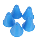 Maxbell 5pcs Agility Maker Cones for Roller Skating Training Sport Blue