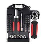 Maxbell Socket Ratchet Wrench Set Lightweight Ratcheting Screwdriver for Auto Repair 40pcs