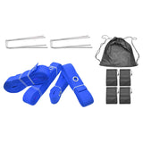 Maxbell Beach Volleyball Lines for Sand Borderline Field for Activities Beach Sports blue