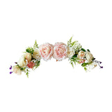 Maxbell 3x Artificial Flower Silk Rose Leaf Garland Wedding Rose Vine Hotel