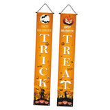 Maxbell 1 Pair Halloween Banners Wall Decor for Haunted House Indoor Outdoor Outside Style A