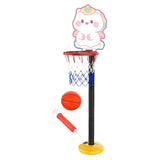 Maxbell Kids Basketball Hoop Indoor and Outdoor Multifunction Cartoon for Boys Girls pony