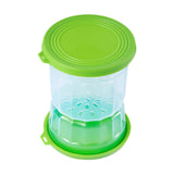 Maxbell Wet Dry Separation Jar Food Storage Container for Mushrooms Onions Jalapenos Green