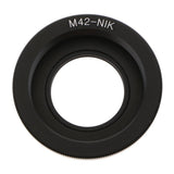 Maxbell Aluminum Alloy M42 Screw Lens to AI F Camera Body Adapter Ring for Nikon DSLR D750 D610 D5600 D7000 D7200 D800 with Glass Focus to Infinity - Aladdin Shoppers