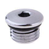 Maxbell 4 Pieces Scuba Diving Regulator High Pressure Port Plug Plug Screw