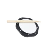 Maxbell 10 inch Dumb Drum Pad for Adults Kids Lightweight Tools Set for Home Outdoor