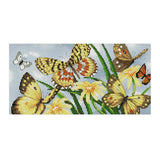 Maxbell Stamped Cross Stitch Kit for Kids Children Pre-Printed Butterfly Pattern Embroidery Kits - Aladdin Shoppers