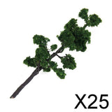 Maxbell 25x4.72 Inch Scenery Landscape Model Tree Mountain Pine Trees