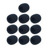 Maxbell 10 Pieces L Sponge Mic Cover Microphone Accessories Windshield Sponge Covers 72mm