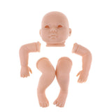 Maxbell Unpainted 20inch Reborn Kits - Silicone Newborn Baby Doll with Head 3/4 Arms Full Legs Mold – Great DIY Handwork - Aladdin Shoppers