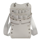 Maxbell Salon Hair Scissors Pouch Portable Hairdresser Scissors Bag  Barber  White