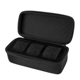 Maxbell Watch Travel Case Solid Anti-fall 2/3 Slots for Desktop Household Protection Type 1 Black