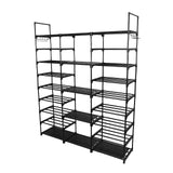 Maxbell Shoe Rack Iron Pipe Tall Shoe Storage Organizer for Hallway Apartment Garage