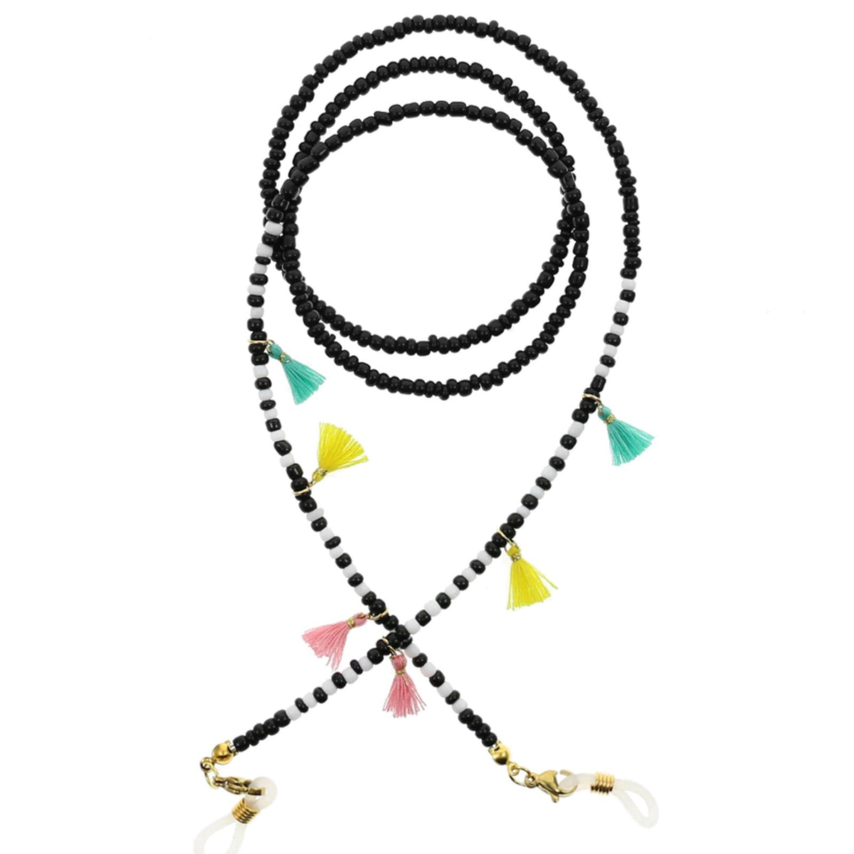 Maxbell Eyeglass Chain Black Eyewear Chain Sunglass Strap for Anniversary Gift Beach