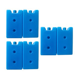 Maxbell 6 Pieces Ice Cooler Blocks Portable Ice Brick Packs for Family Picnic Hiking Blue