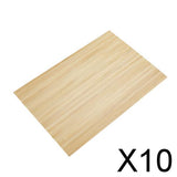 10xDollhouse Miniature Light Wood Flooring
