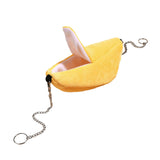 Maxbell Hamster Hammock Bed Hamster Hut Sleeping Nest for Squirrel Small Animal Play Banana