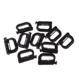 Maxbell 20pcs D-ring Tactical Molle Locking Webbing Buckle Carabiner Climbing Hook