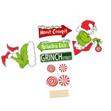 Maxbell Green Monster Christmas Tree Decoration for Holidays Restaurant Themed Party C