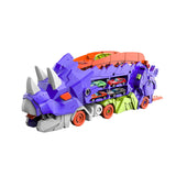 Transport Dinosaur Truck Toy Novelty with Small Cars for Boys Girls Children with 4 cars