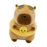 Maxbell Soft Plush Capybara Toy Simulation Car Decorative Soft Stuffed Toy for Girls Brown 23cm