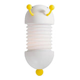 Maxbell Cartoon Caterpillar Led Night Light Folding USB Bedside Lamp Magnetic White