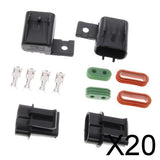 Maxbell 20x2 Sets Car Boat JH7018 Middle ATO ATC Blade Fuse Box Block for Terminals