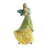 Maxbell Angel Figurine Collection Gift Accessories Ornaments Supplies Cute Miniature Green Yellow
