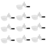 Maxbell Maxbell 10Pcs Automatic Poultry Bird Water Drinker Cup Plastic Drinking Bowl  #2