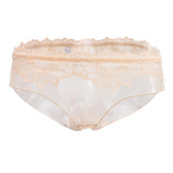 Maxbell Sexy Sheer Mesh Panties Low Rise Briefs Underwear Lingerie Beige - Aladdin Shoppers