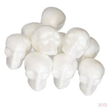 Maxbell 100x Party Skull Polystyrene Foam Oraments DIY Decors Scray Hanging Props