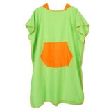 Maxbell Maxbell Surf Beach Poncho Wetsuit Changing Robe & Hood, Pocket, Storage Bag Green