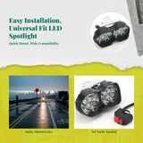 super luminous light-emitting diode headlight, waterproof motorcycle spotlight, universal light L15+Switch other