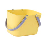 Maxbell Portable Shower Basket, Organizer Shower Basket for Kitchen College Bathroom Yellow