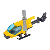 Maxbell Diecast Alloy Helicopter Ornament for Kids Adults Birthday Gift Airplane Toy yellow