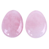 Maxbell Pair Ear Plug Ear Gauge Double Flared Body Jewelry 25mm Rose quartz - Aladdin Shoppers