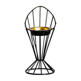 Maxbell Arabic Incense Burner Modern Incense Cone Holder for Desktop Home Decor Black