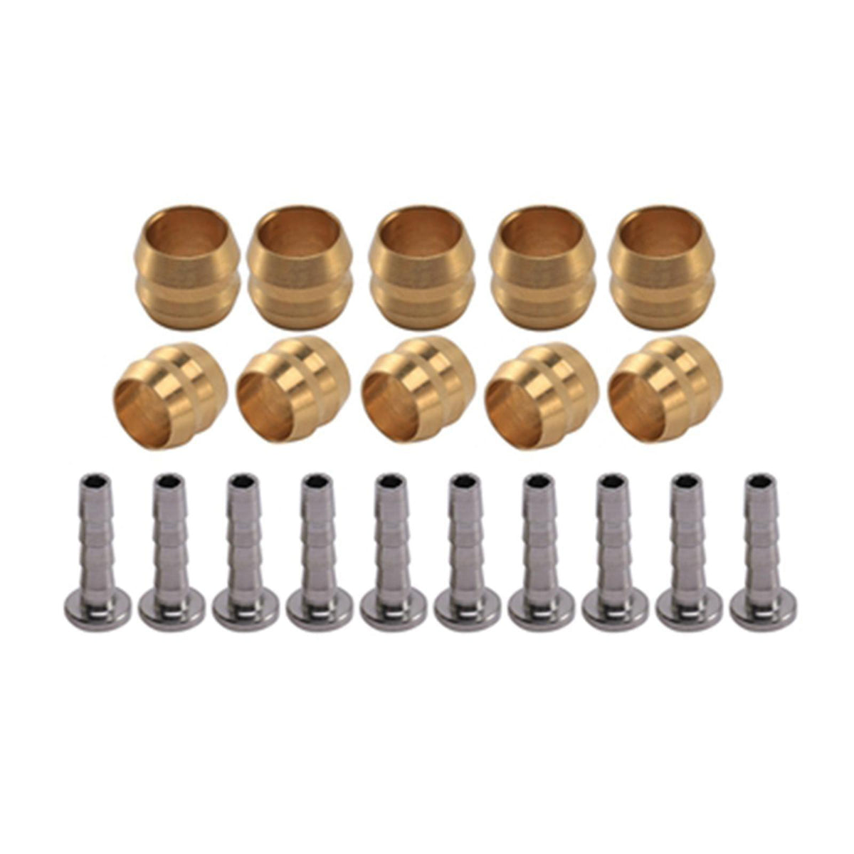 Maxbell Maxbell 10 Set Olive Connector Barb Insert for BH90 Replacement Part for Bike Repair