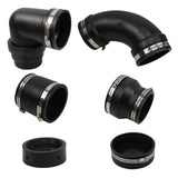 Maxbell RV and Camper Sewer Waste Plumbing Connection System Kit Sewer Hose Fittings