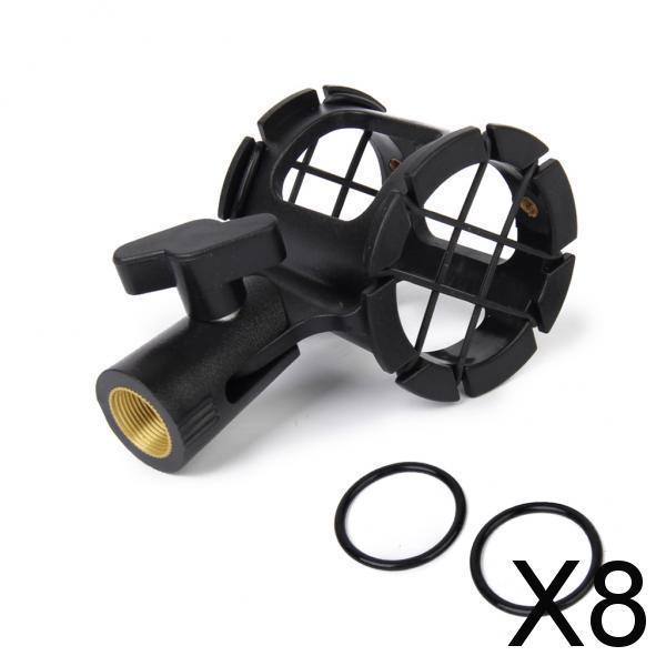 Maxbell 8xBlack Universal Microphone Shock Mount For Handheld Microphone