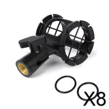 Maxbell 8xBlack Universal Microphone Shock Mount For Handheld Microphone