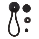 3pcs Ball Bungee Bungie Cord Heavy Duty Boat Canopy Tarp Tie Downs Kit Black