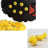 Maxbell 100 Pieces Ice Climbing Crampons Safety Anti Slip Shoes Spikes Grips Cleats
