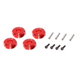 Maxbell 8 Pieces Wheel Hex Drive Hub Adapter Upgrade Parts for 1/10 RC Car 7mm 5mm