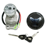 Motorcycle Ignition Lock Replace Parts for Electrombile Ebikes silver