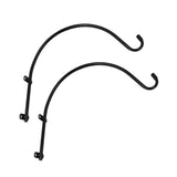 Maxbell 2x Hanging Plant Brackets Metal for Indoor Plants Wind Chimes Flower Baskets