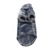Maxbell Hairless Cat Pullover Sweater Fleece Warm Sweater for Cat Costume Daily Wear Gray