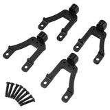 Maxbell RC Car Front and Rear Shock Absorber Bracket 1/12 Professional for MN86 G500 Black